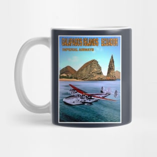 GALAPAGOS ISLANDS ECUADOR  Imperial Airways Travel and Tourism Advertising Print Mug